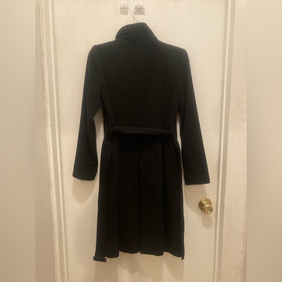 Angola, cashmere and wool Long Coat - Picture 5 of 9